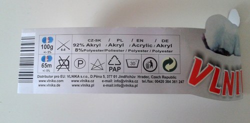 Háčkovaná šála černá a oranžová — foto 4