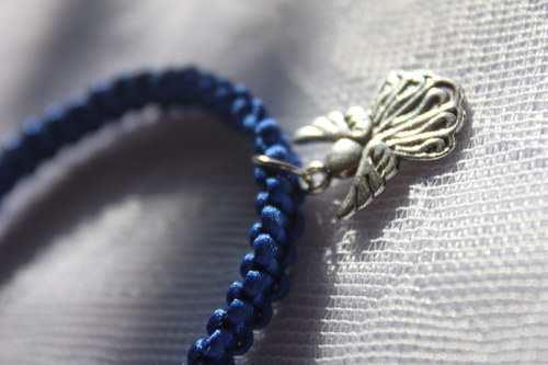 Andělíčku, můj strážníčku.. Náramek macramé — foto 4