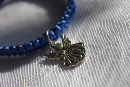 Andělíčku, můj strážníčku.. Náramek macramé — foto 2