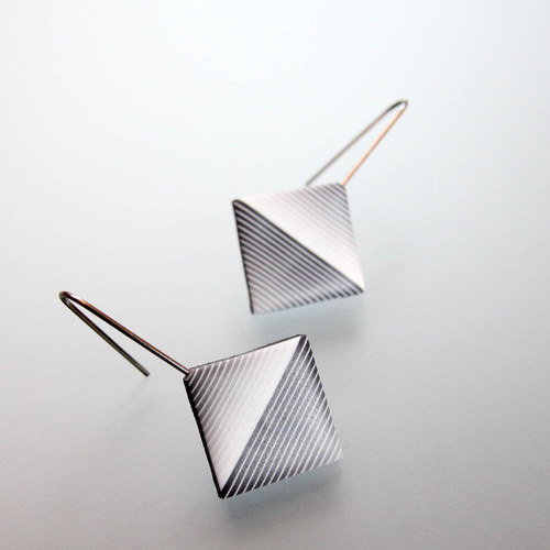 Náušnice geometrické — foto 2