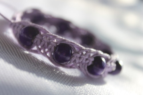 Náramek makramé/shamballa — foto 2