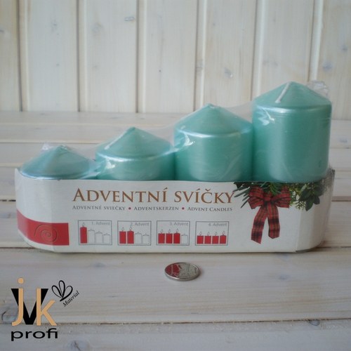 Adventní svíčky postupné - sv. modré — foto 2