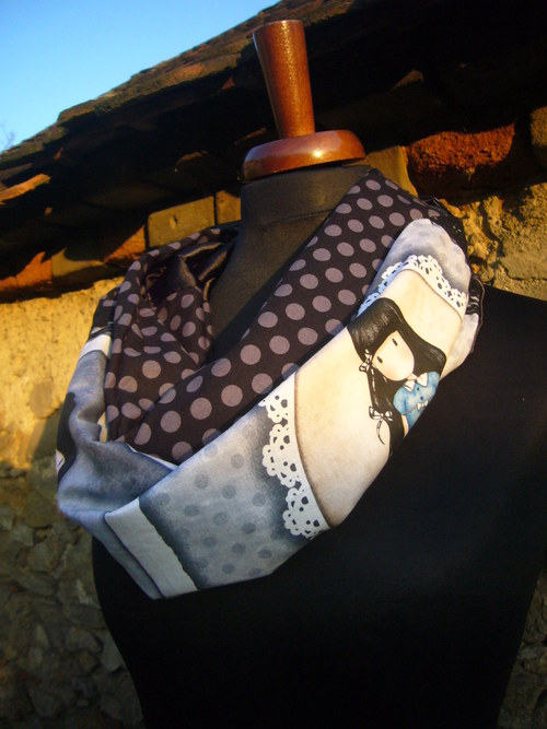 Nákrčník - Little Gorjuss - Black — foto 2