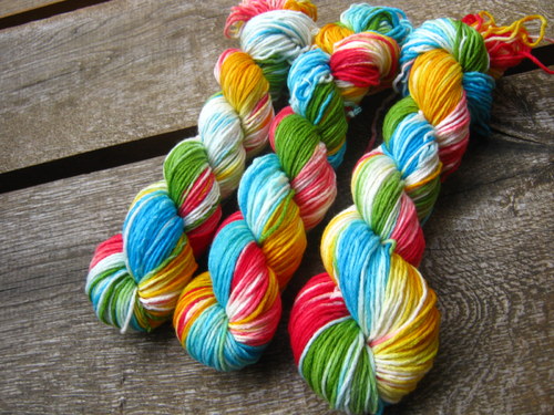 100% merino "Barevný strakouš" — foto 2