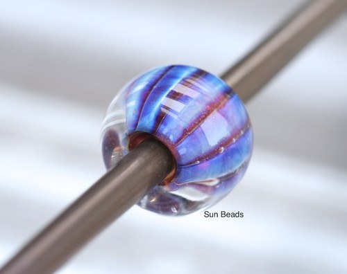 Big hole bead - Vlnka růžová — foto 2