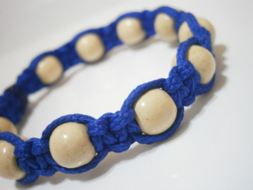 Pánský náramek (macramé) — foto 4