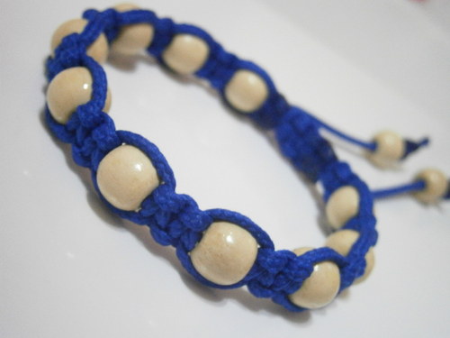 Pánský náramek (macramé) — foto 5