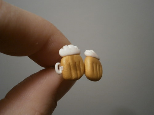 Náušnice pivíčka — foto 2