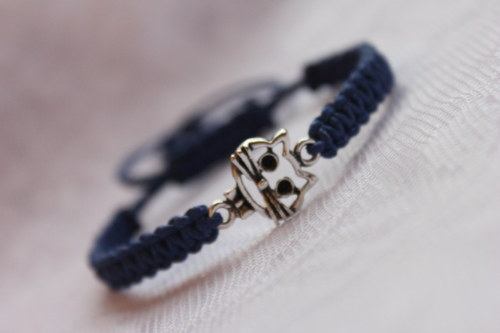 Kočička.. Náramek makramé/shamballa — foto 6