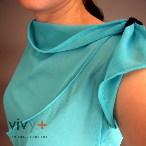 Šaty společenské tyrkysové — foto 6