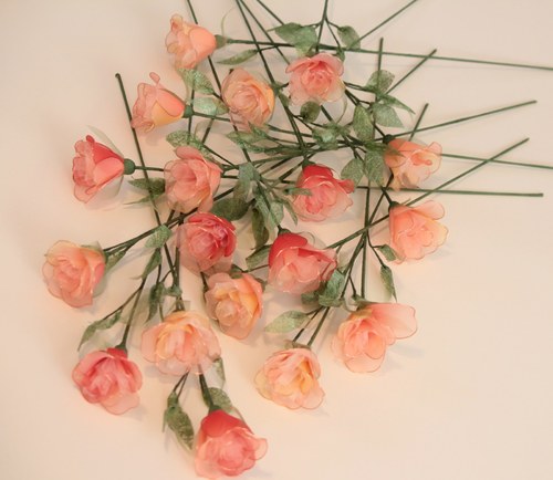 Nylon flowers "Čajová růže" — foto 3