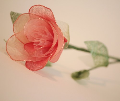 Nylon flowers "Čajová růže" — foto 5