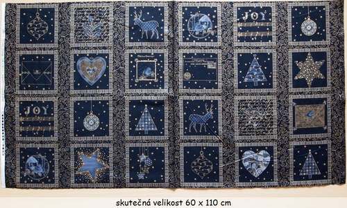 Vánoční panel černý — foto 2