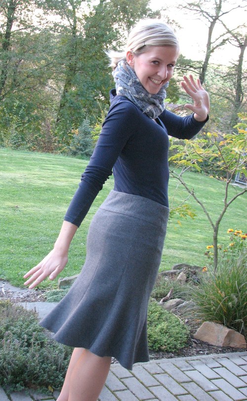 Vlněná sukénka — foto 3