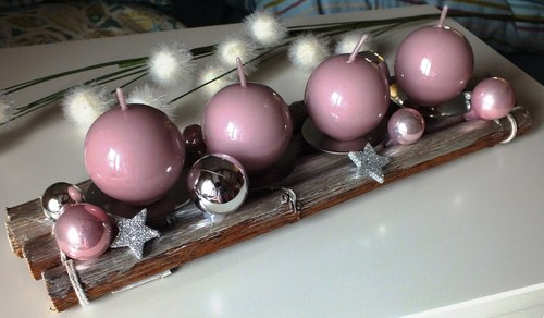 Adventní svícen fialkový.. — foto 5