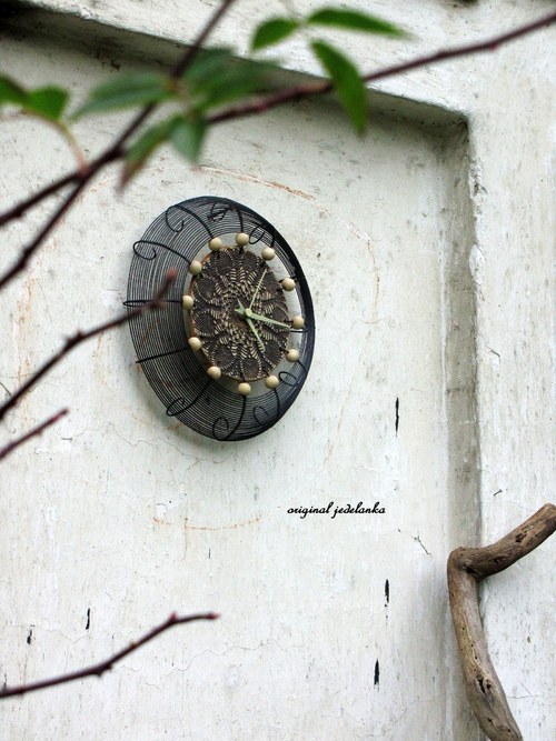 Krajkované... drátované hodiny — foto 2