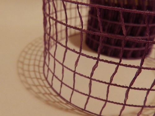 Stuha - mřížka fialová — foto 2