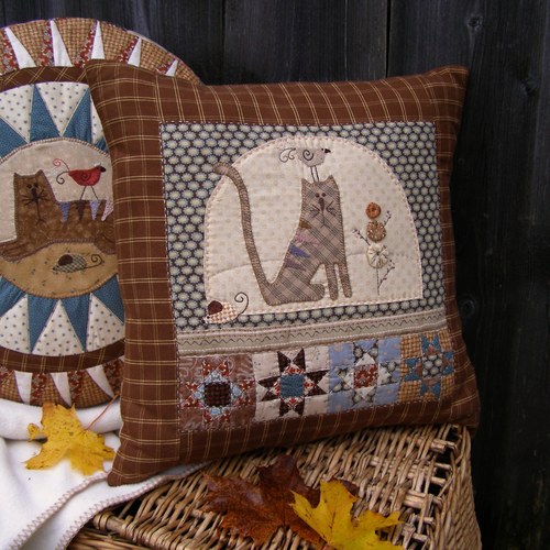 Kocourkov - polštář - quilt — foto 5