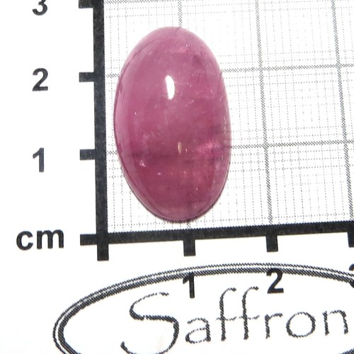 Rubelit -Brazílie; kabošon — foto 2