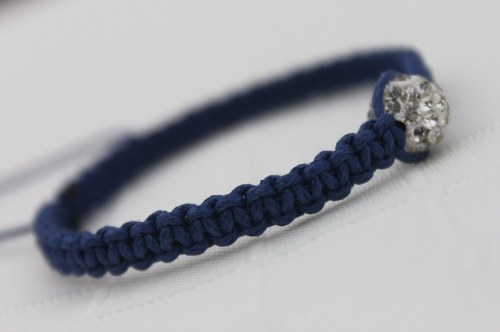 Náramek macramé/shamballa — foto 3
