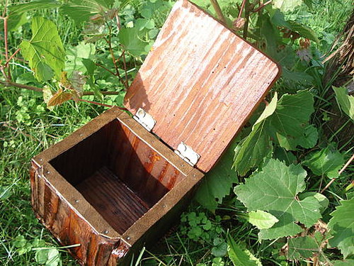 Krabička zo starého dreva — foto 2