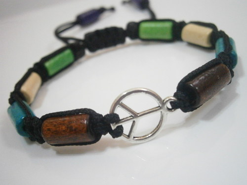 Hippie náramek (makramé/shamballa) — foto 5