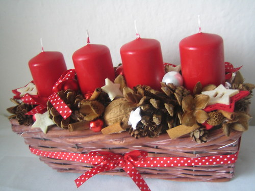 Adventní košík s hvězdičkami — foto 3