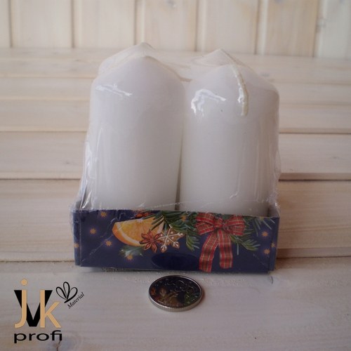Adventní svíčky - bílé — foto 2