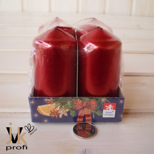 Adventní svíčky - červené — foto 2