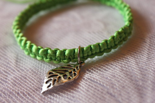 Náramek makramé/shamballa — foto 5