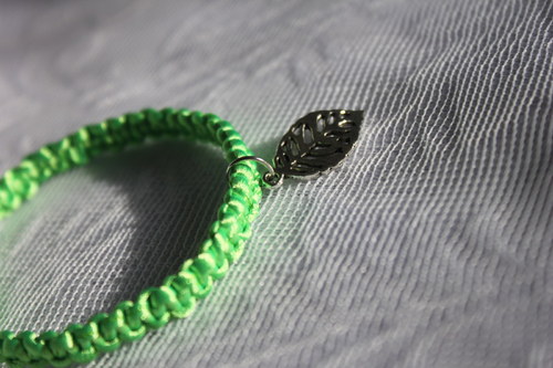 Náramek makramé/shamballa — foto 6