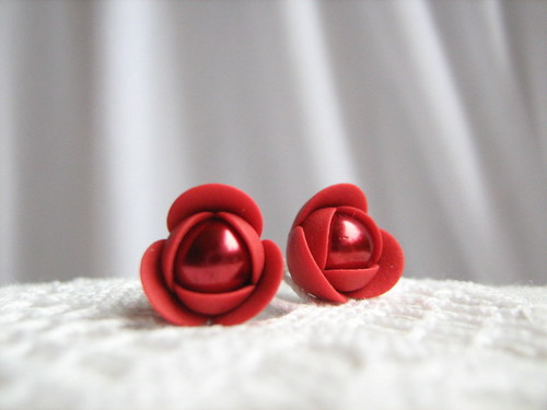 Red, náušničky — foto 2