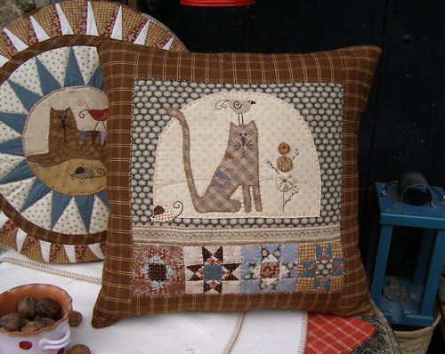 Kocourkov - polštář - quilt — foto 2