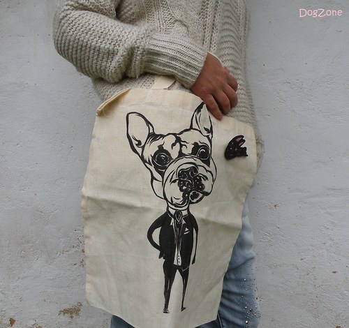 Frenchie do konzumu s brožkou...taška — foto 2