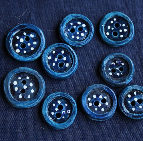 Keramický knoflík (sada 10 ks) — foto 2