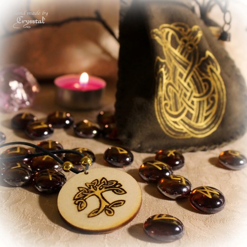 ...runová sada " Imbolc" + darček amulet — foto 2