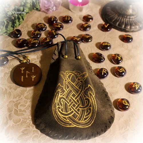 ...runová sada " Imbolc" + darček amulet — foto 3