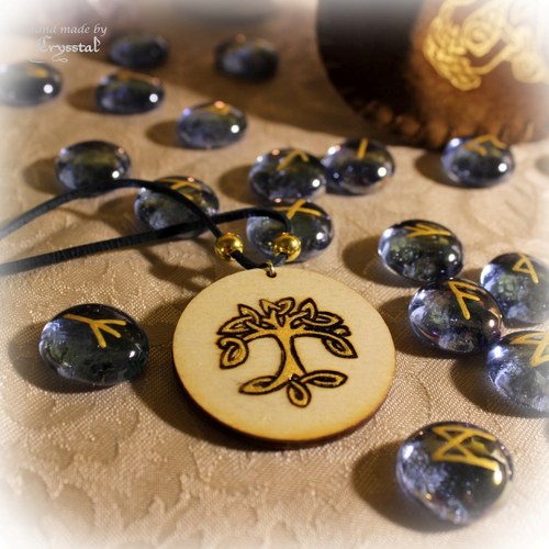 ...runová sada " Imbolc" + darček amulet — foto 5