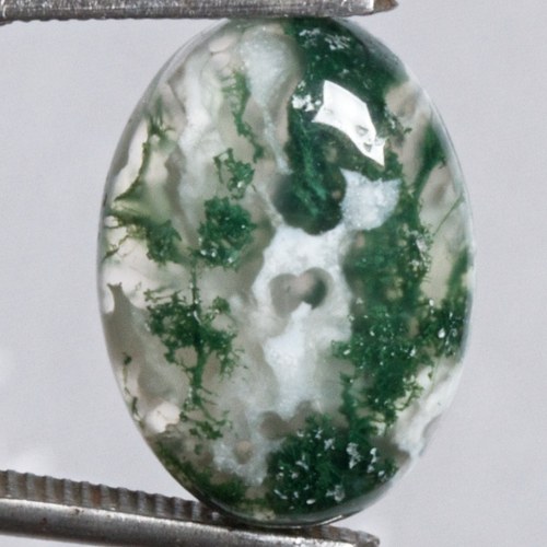 Achát- kabošon, 10x14 mm — foto 2