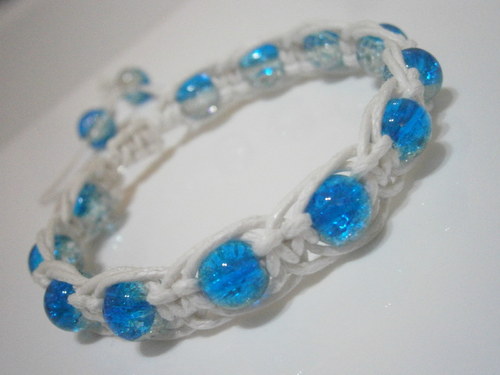 Macramé náramek — foto 4