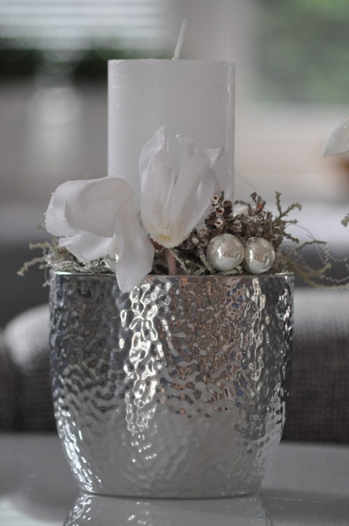 Vánoční dekorace CyclamenWhite — foto 3