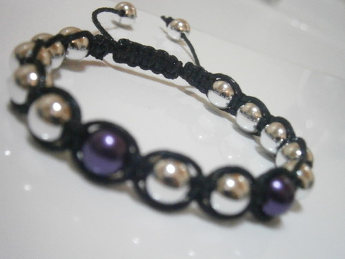 Macramé náramek (shamballa) — foto 3