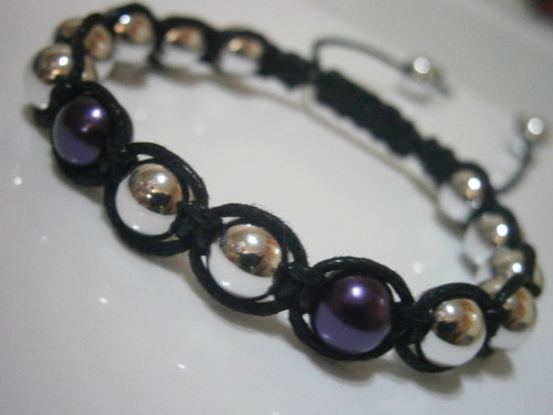 Macramé náramek (shamballa) — foto 5