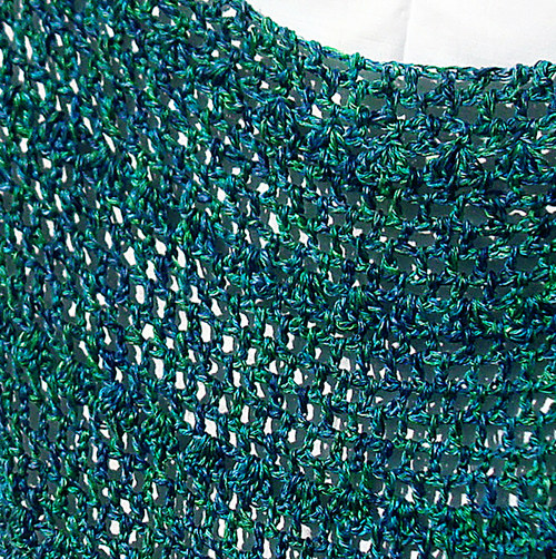Emerald tenderness - háčkovaný šátek — foto 3