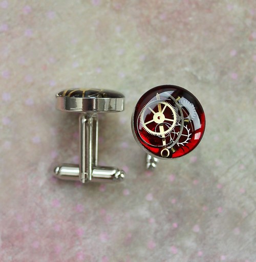 Manžetové knoflíčky /red/ — foto 2