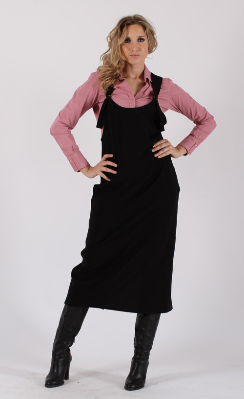 Černá šatová sukně — foto 2