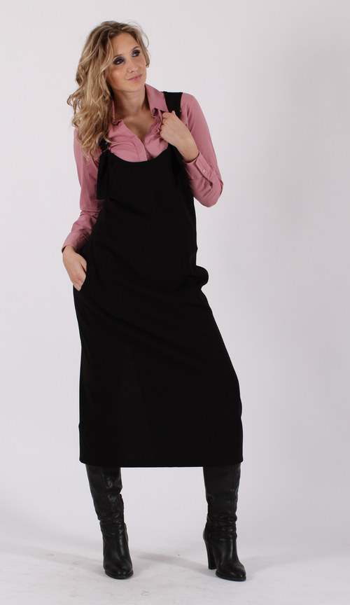 Černá šatová sukně — foto 5