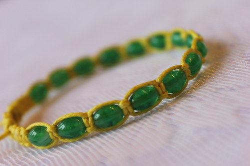 Náramek macramé/shamballa — foto 2