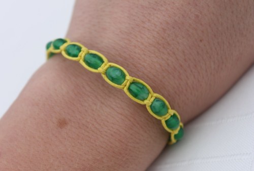 Náramek macramé/shamballa — foto 3