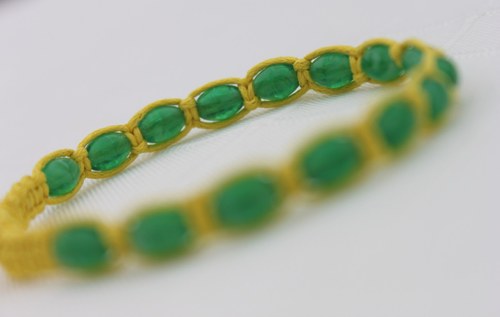Náramek macramé/shamballa — foto 5